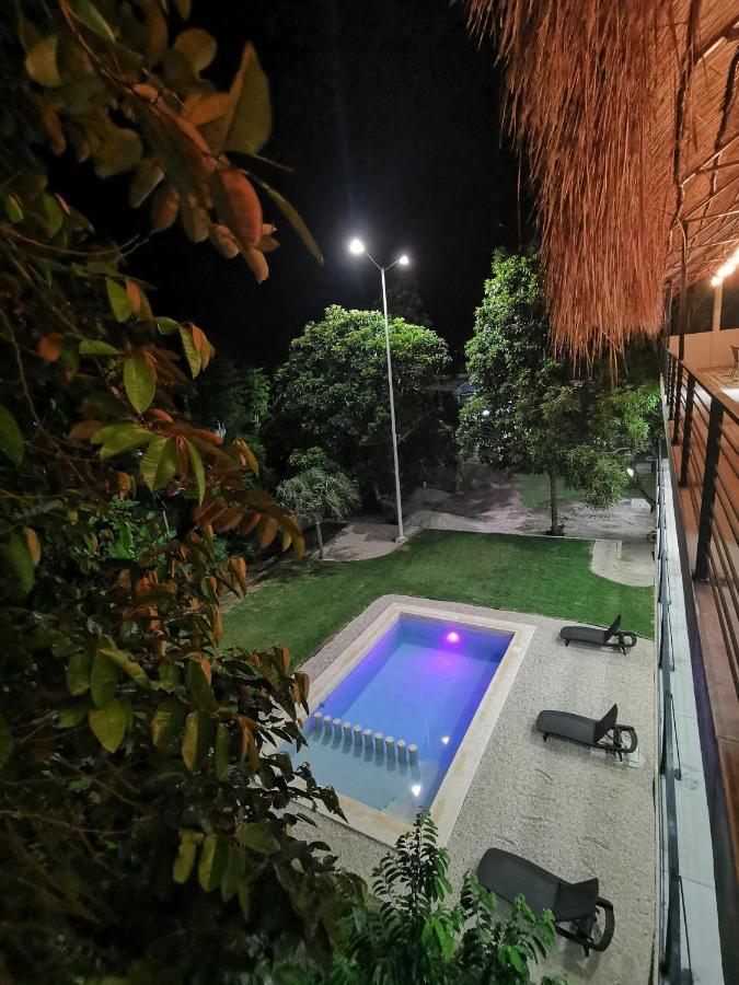 Hotel Makech Bacalar Bagian luar foto