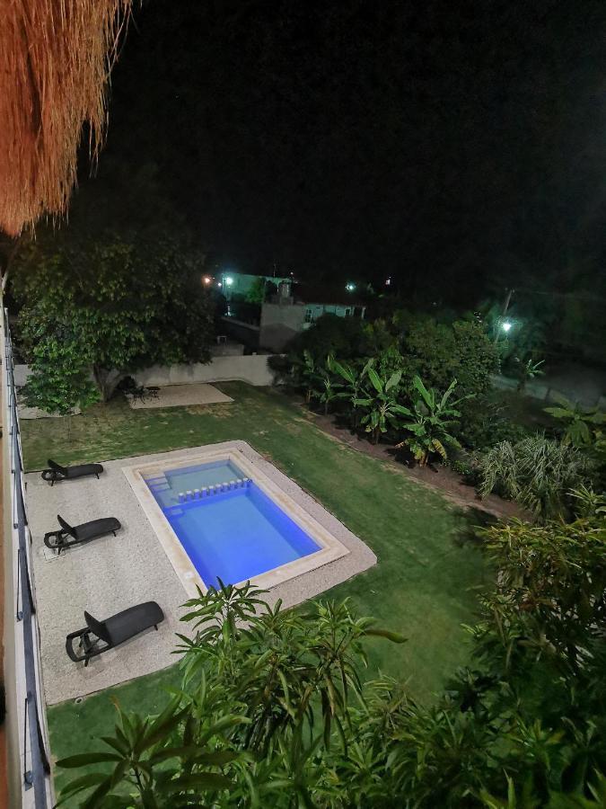 Hotel Makech Bacalar Bagian luar foto