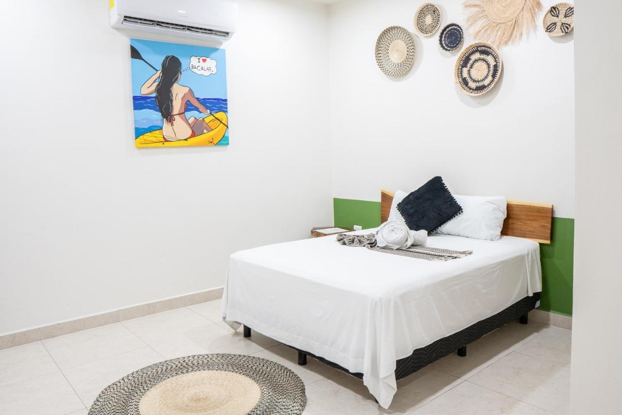 Hotel Makech Bacalar Bagian luar foto