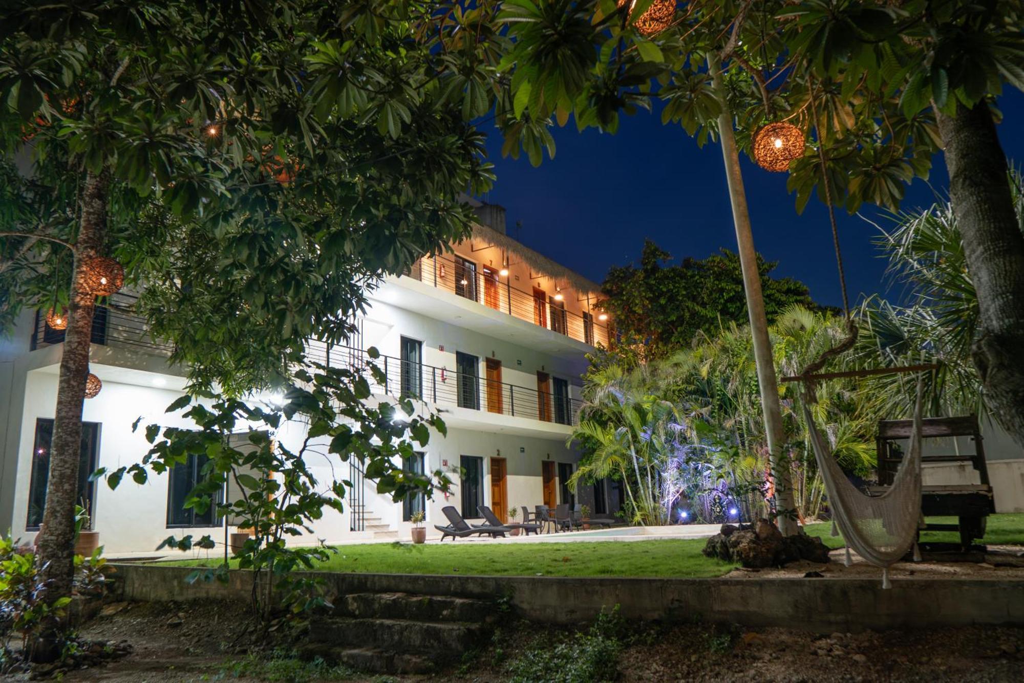 Hotel Makech Bacalar Bagian luar foto